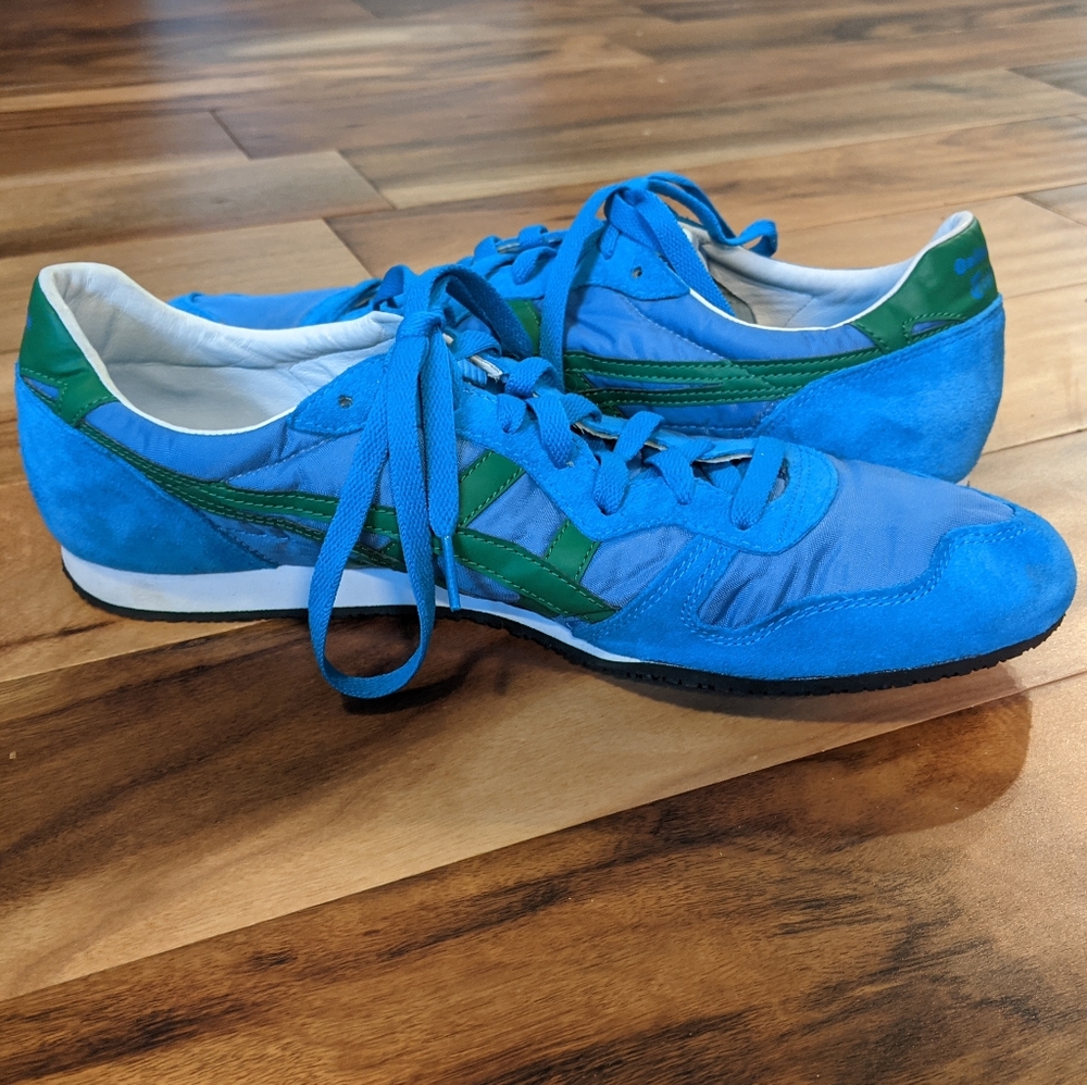 Onitsuka Tiger blue green New Shoes 12 1/2, EU 47